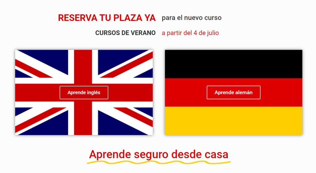 Idiomas verano