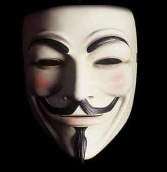 V de vendetta, m´ñascara de Guy Fawkes